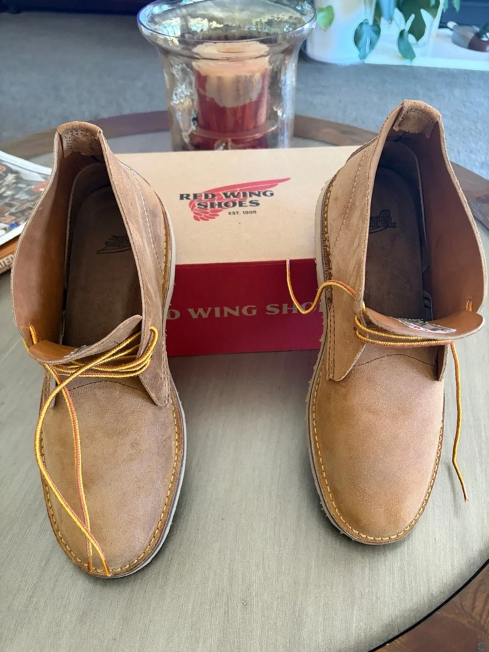 Red Wing 3321 Weekender Chukka Hawthorne Muleskinner 10D new in box - Picture 2 of 11
